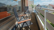 Ferienwohnung Weitblick Balkon