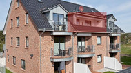 Ferienwohnung Haus Inselzauber Dünenrose Fassade / Eingang