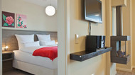 Ferienwohnung Haus Inselzauber Dünenrose Schlafzimmer