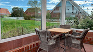 Ferienwohnung Mariechen am Meer Whg.1 - Norddeich Terrasse