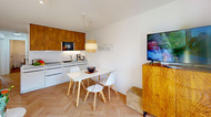 Ferienwohnung Salzbrause Steuerbord Küche / Küchenzeile