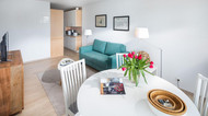 Ferienwohnung Nordseeblick 121 Wohnzimmer