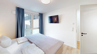 Ferienwohnung Salzbrause Steuerbord Schlafzimmer