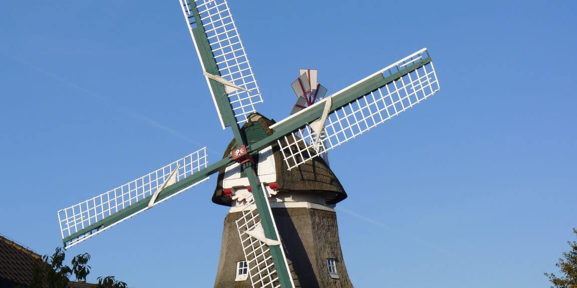 Norderney Windmühle Trauerschere
