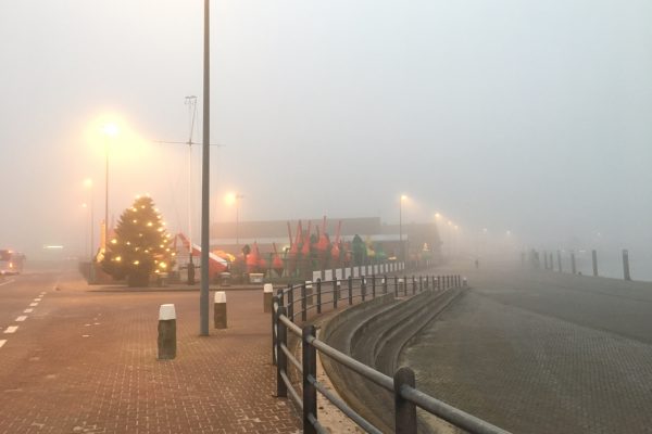 Hafen Norderney im Nebel