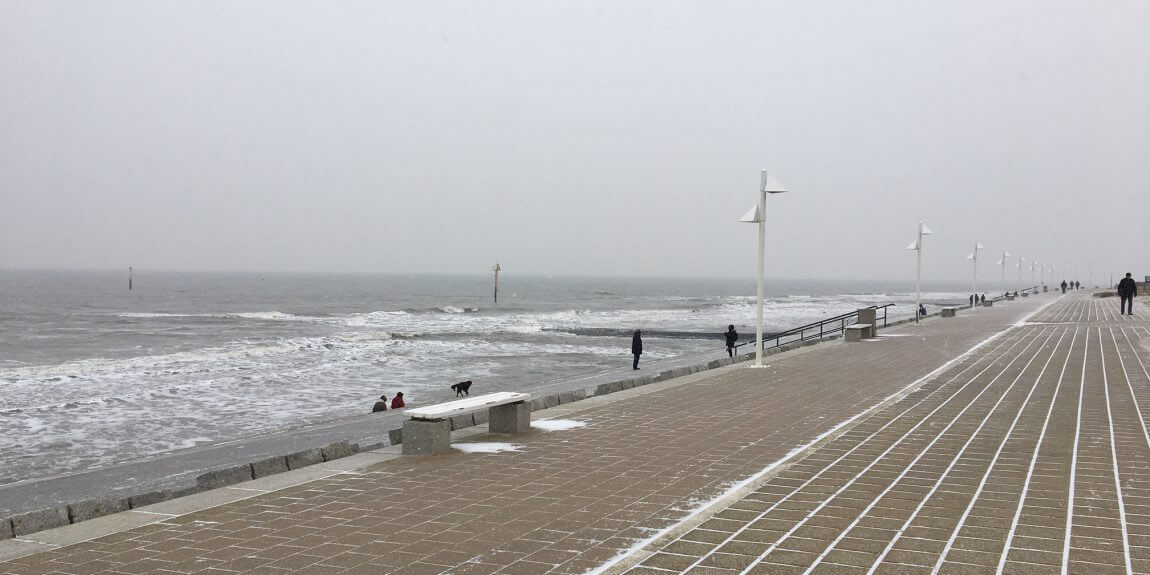 Winterwetter auf Norderney
