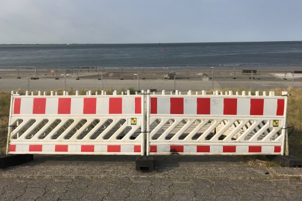 Strandzugang gesperrt