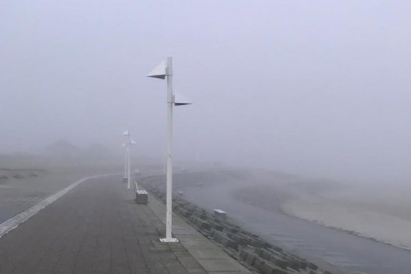 Nebel am Strand