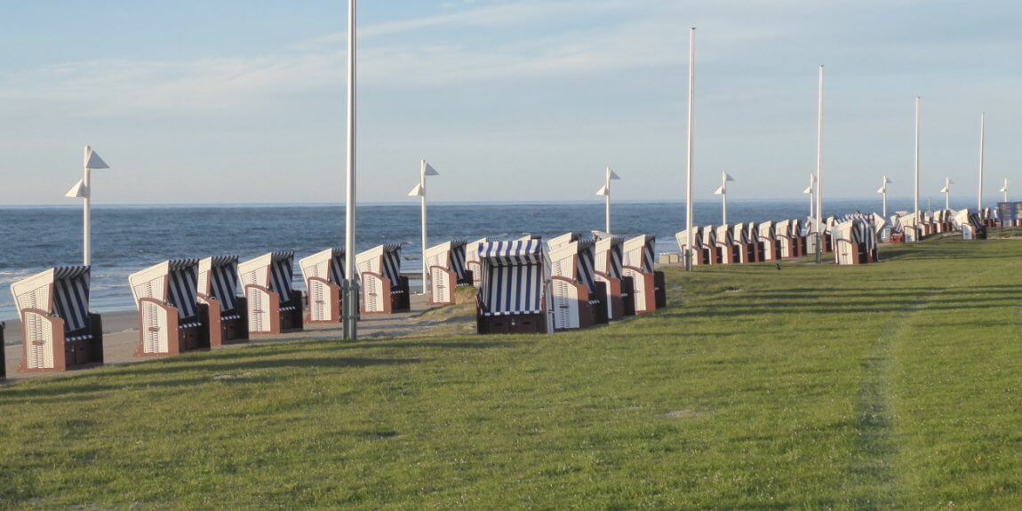 Strandkörbe an der Kaiserwiese