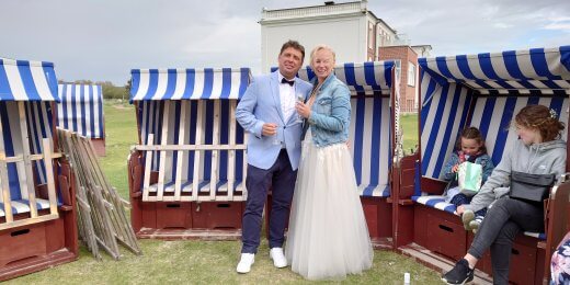 Hochzeit am Weststrand