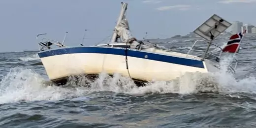 Norwegischer Segler gerettet. DGzRS